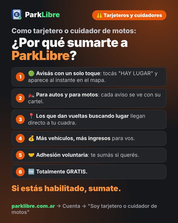 Tarjeta para tarjeteros